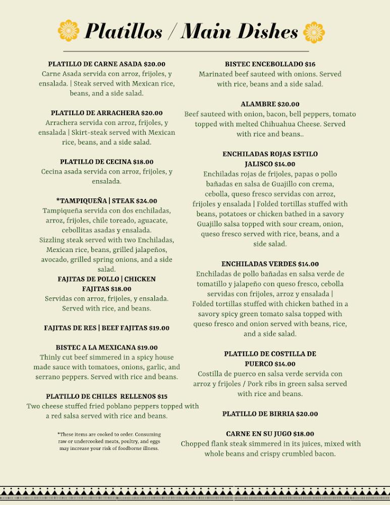 Los Andanes Menu image 2